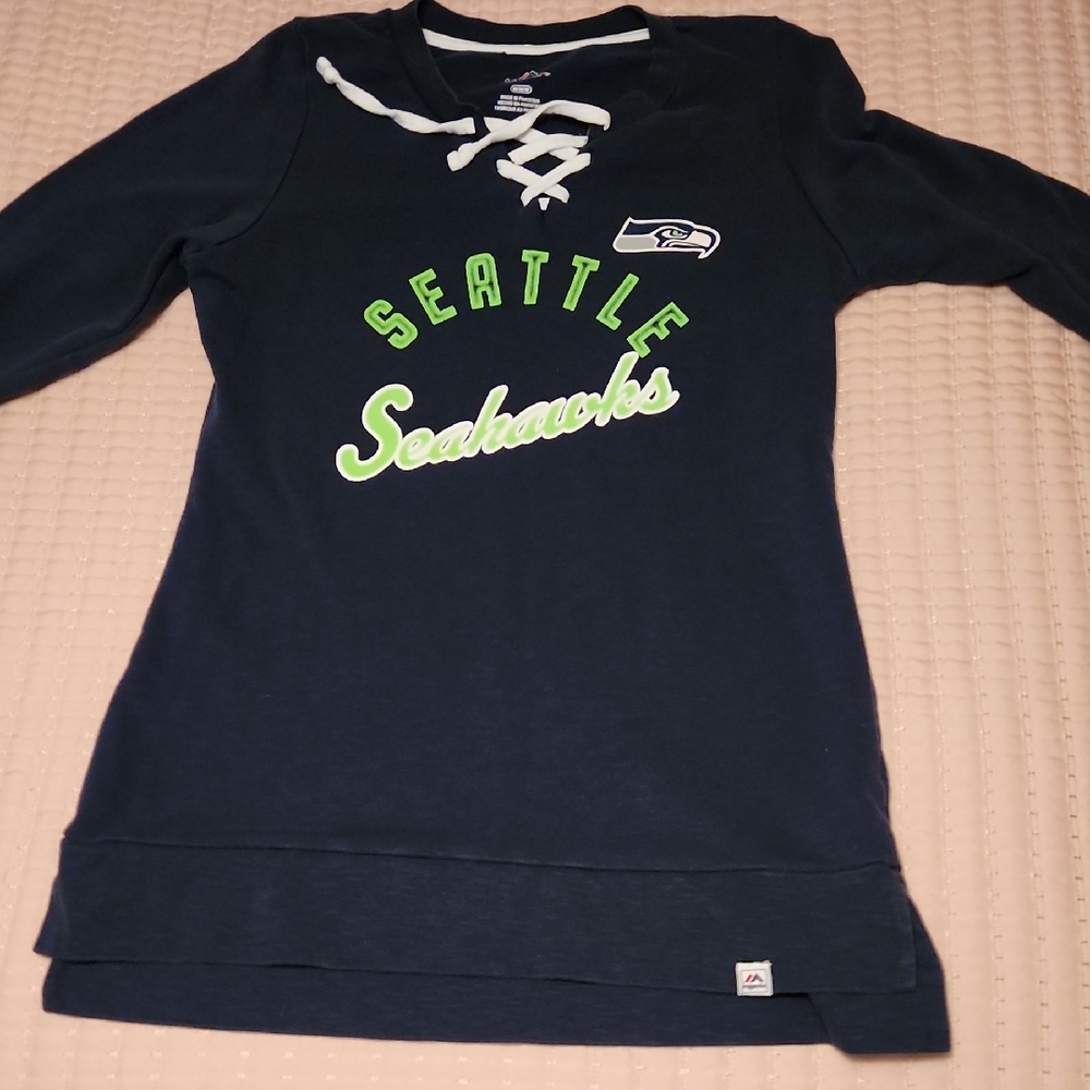 Majestic Navy Blue Seattle Seahawks
